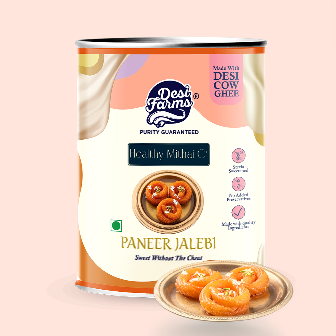 Sugar Free Paneer Jalebi