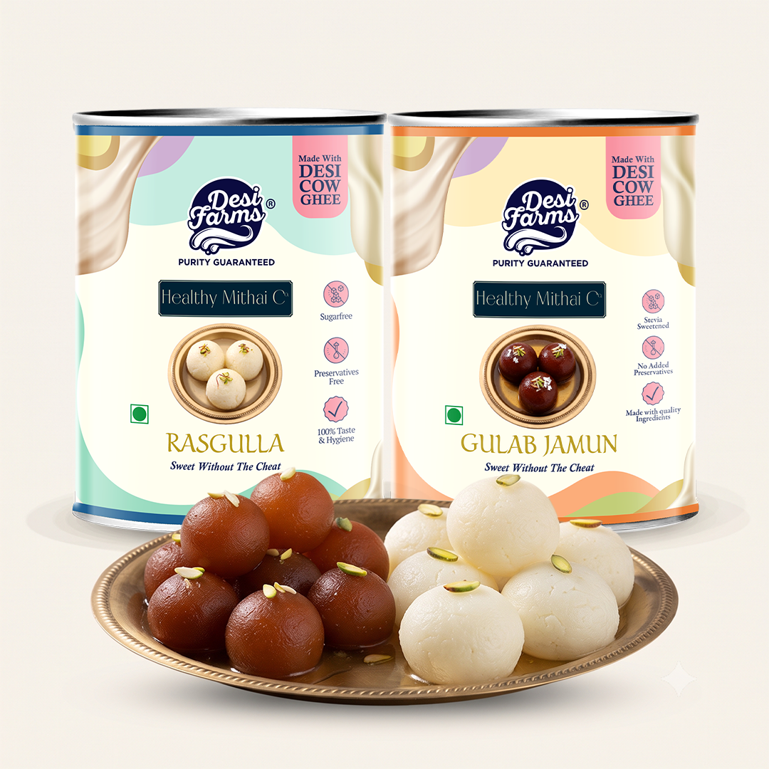 Sugar Free Rasgulla-Gulab Jamun Combo
