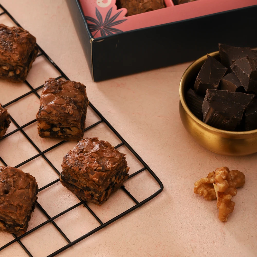 Diabetic Safe & Sugar-Free Chocolate Baklava Brownie