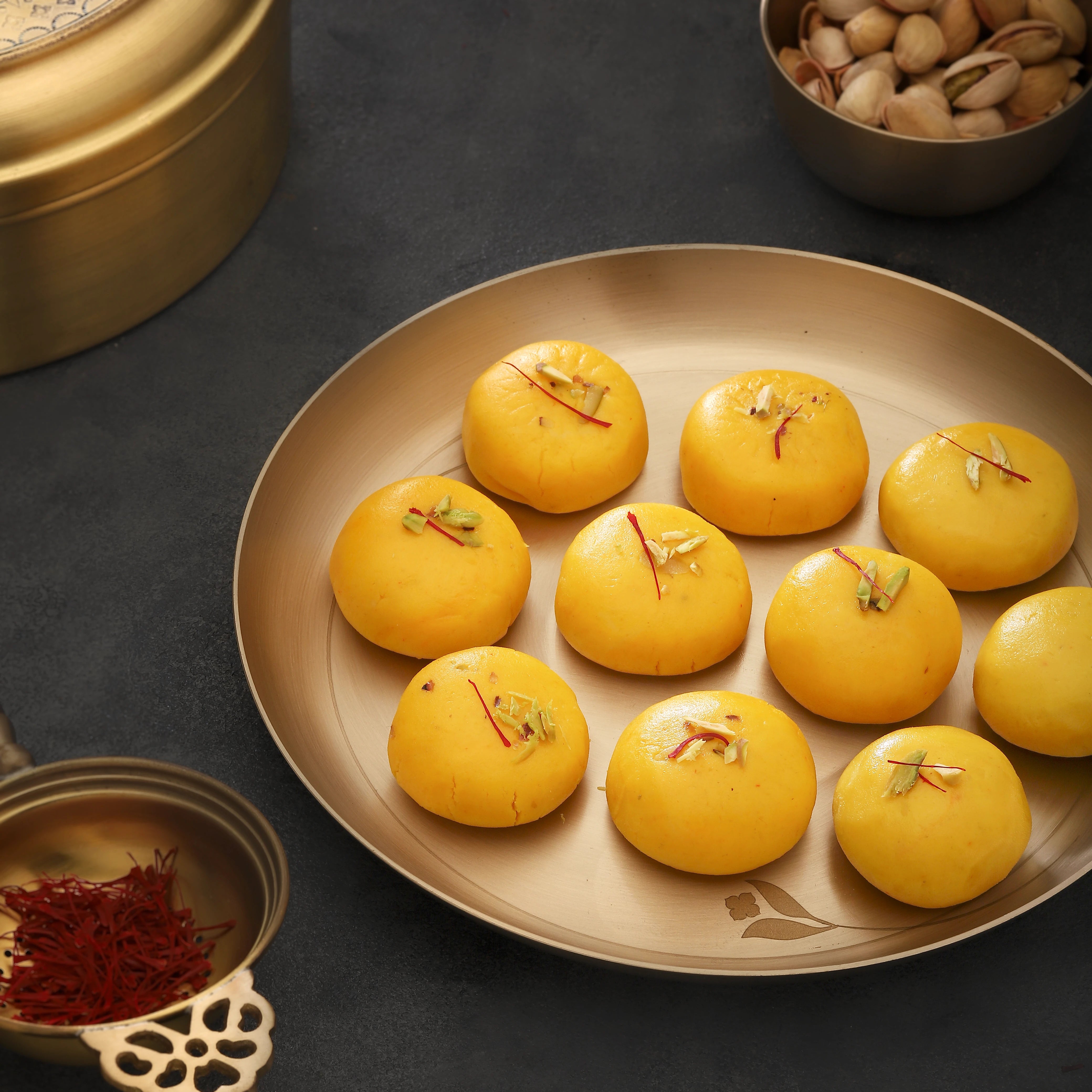 Kesar Pedha: Pure Saffron Bliss