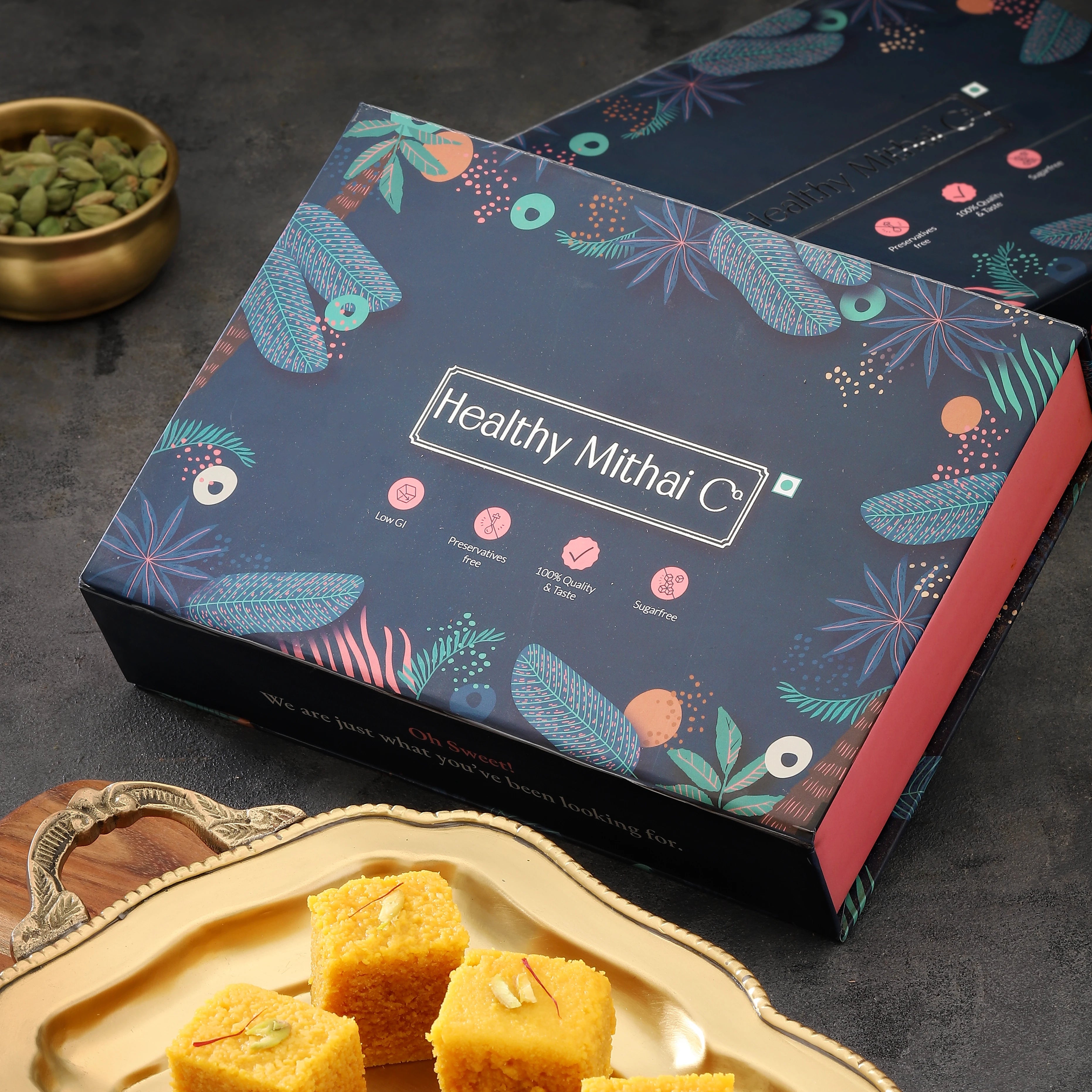Alphonso Mango Kalakand: Tropical Bliss