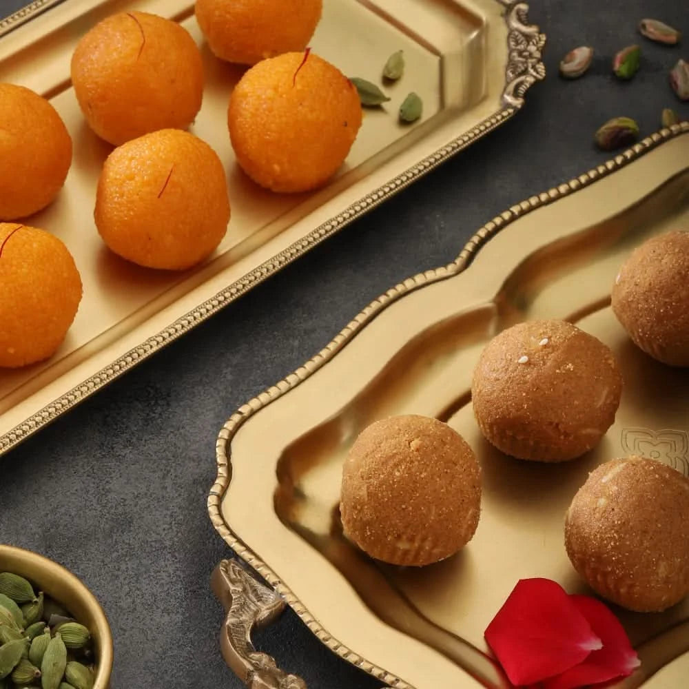 Motichoor and Besan Ladoo Combo