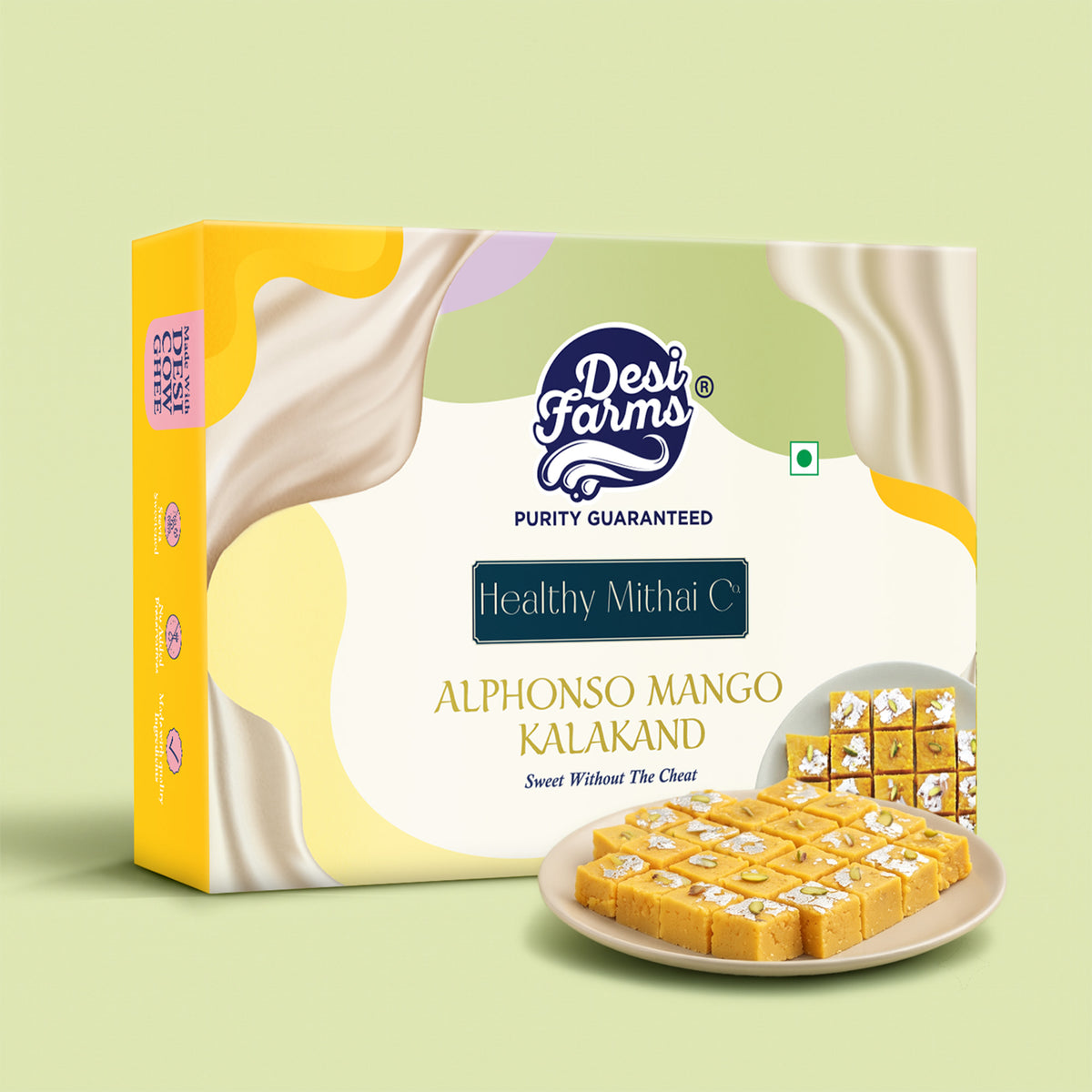 Alphonso Sugar Free Mango Kalakand