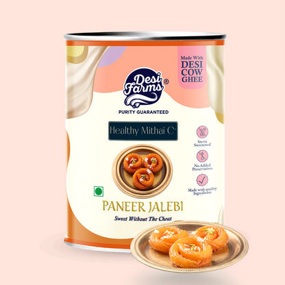 Sugar Free Paneer Jalebi