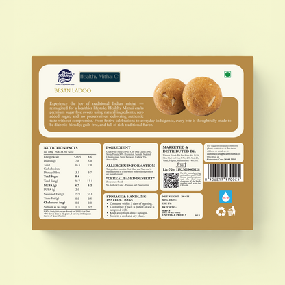 Sugar Free Besan Ladoo